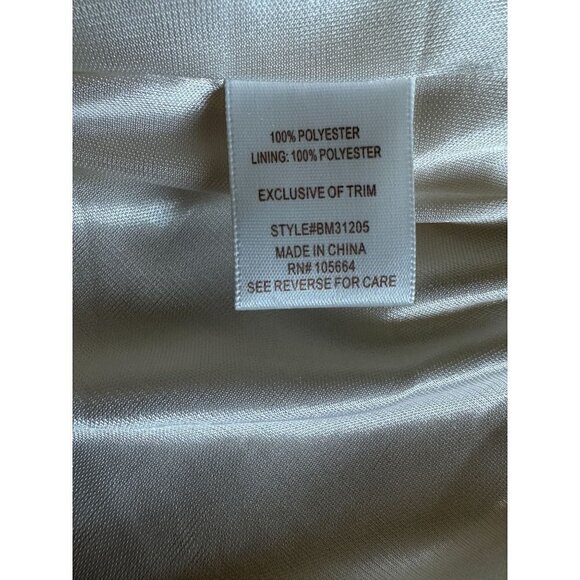 Badgley Miechka American Glamour Blouse Top Size XL Beaded Sequin Sheer Overlay - Picture 9 of 13